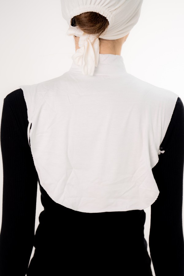 Namaz Boyunluğu Beyaz Renk