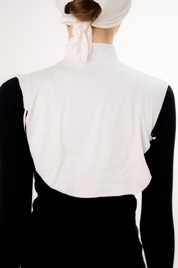 Namaz Boyunluğu Beyaz Renk