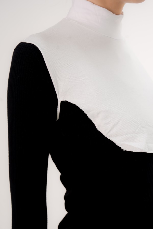 Namaz Boyunluğu Beyaz Renk