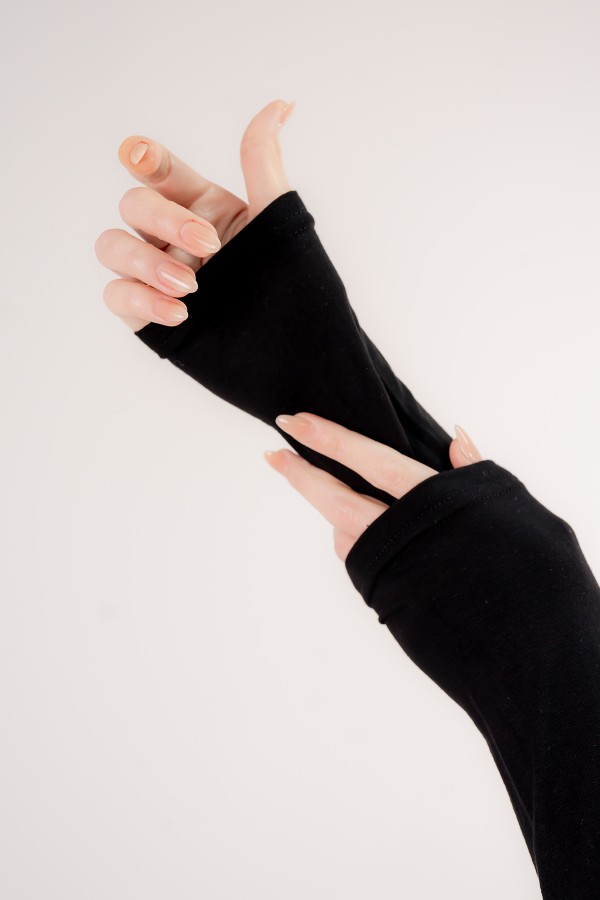 Pratik Penye Siyah Renk Kolluk