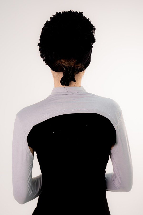 Balıkçı Yakalı Boyunluklu Kolluk Gri Rengi