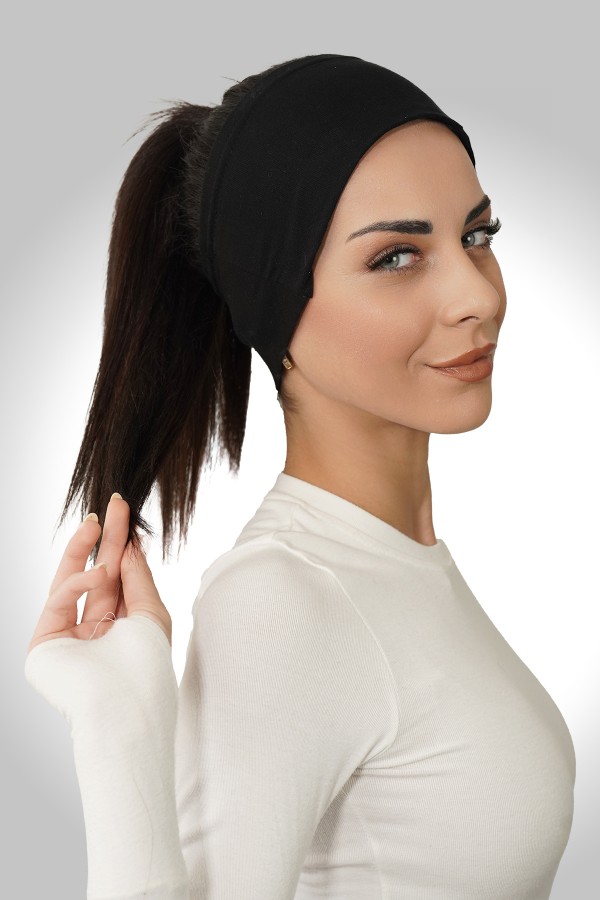 Silikonlu Kaymaz Bandana & Bone – Spor ve Günlük Kullanım/Standart Beden