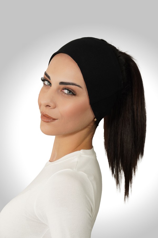 Silikonlu Kaymaz Bandana & Bone – Spor ve Günlük Kullanım/Standart Beden