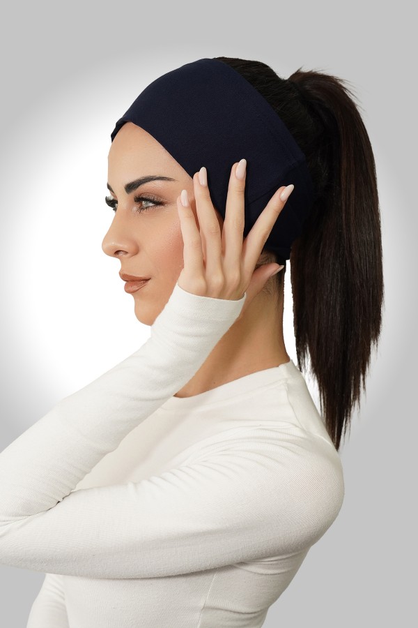 Silikonlu Kaymaz Bandana & Bone – Spor ve Günlük Kullanım/Standart Beden